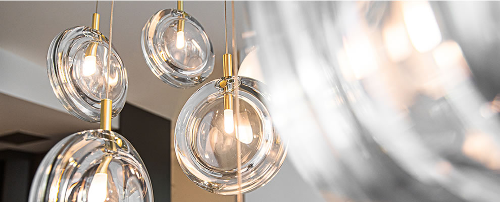 kroonluchter cluster glas