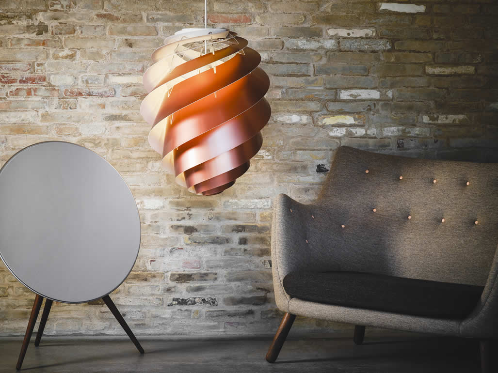 Koper kleurige moderne deense design hanglampen