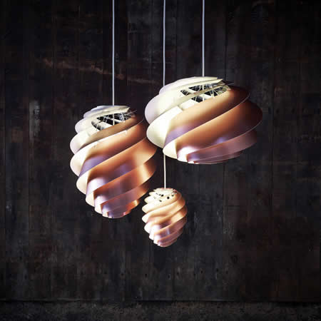 Hanglamp Deens Design Groot Koper