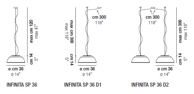 Infinita Hanglampen 36 Details