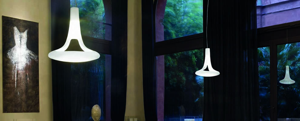 grote glazen hanglamp