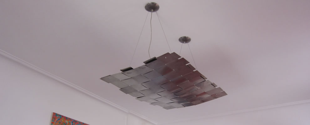 rvs en messing hanglampen