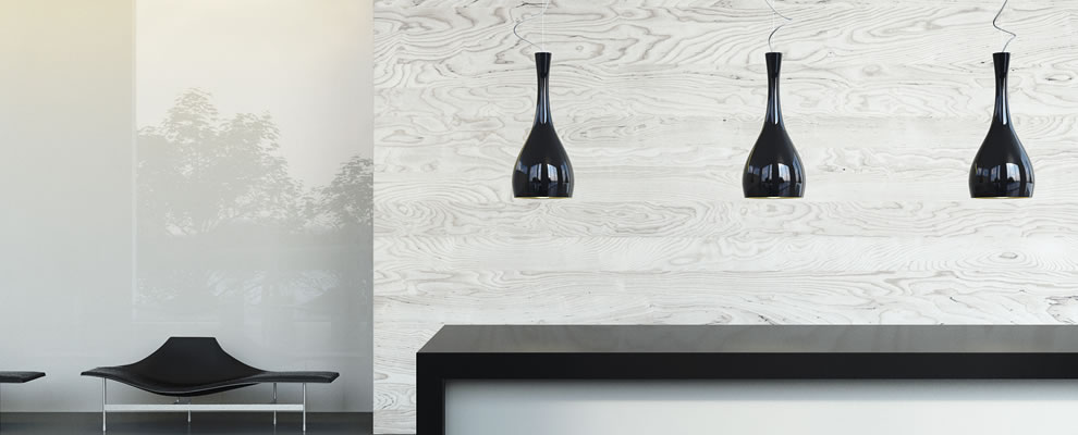 glazen hanglamp
