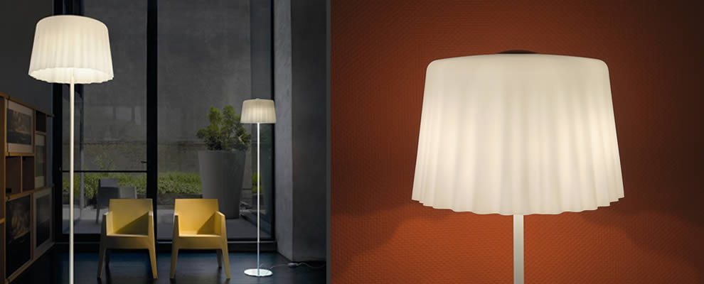 glas staande lamp