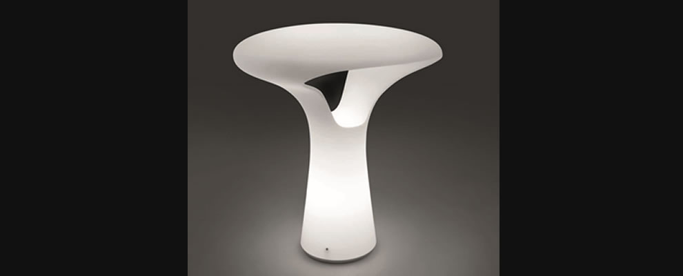 moderne glas tafellamp