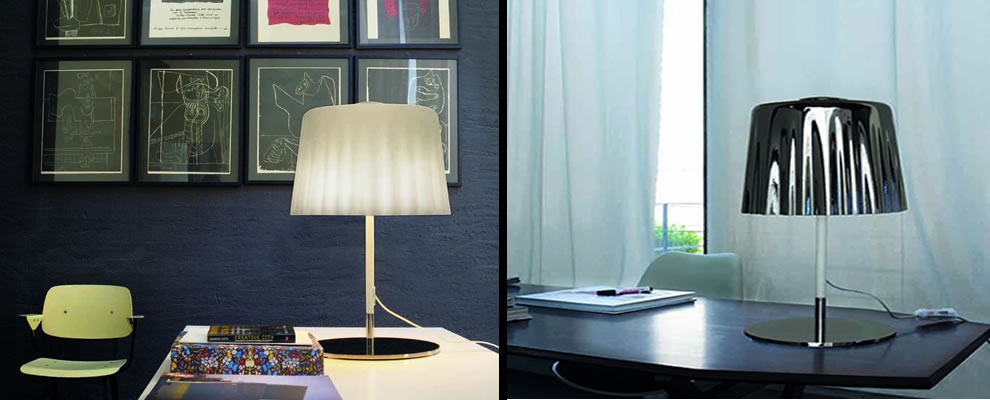 glas bureaulamp
