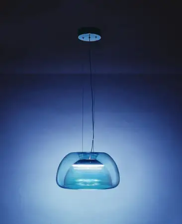 Led hanglamp kleur aqua
