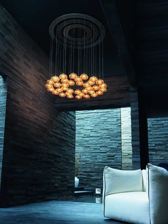 hal lampen glas cascade