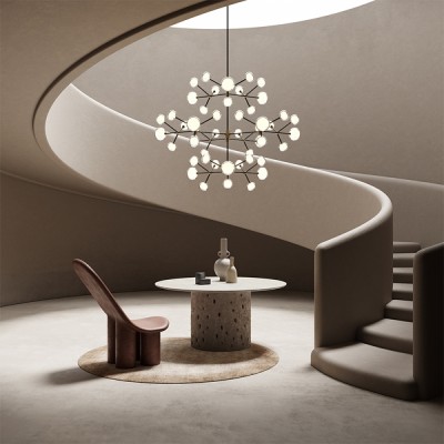 Elegante kroonluchters & hanglampen eettafel woonkamer
