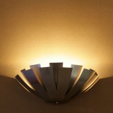 Wandlamp uplight rvs