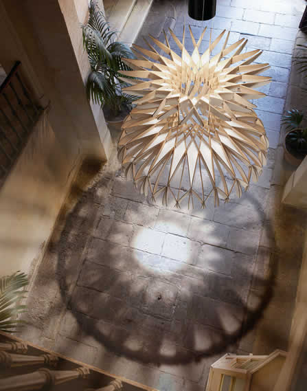 Kroonluchter Dome met LED verlichting