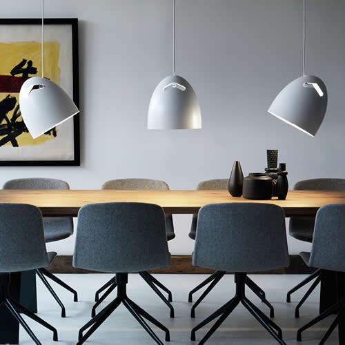 Witte Hanglamp Bell Tafel