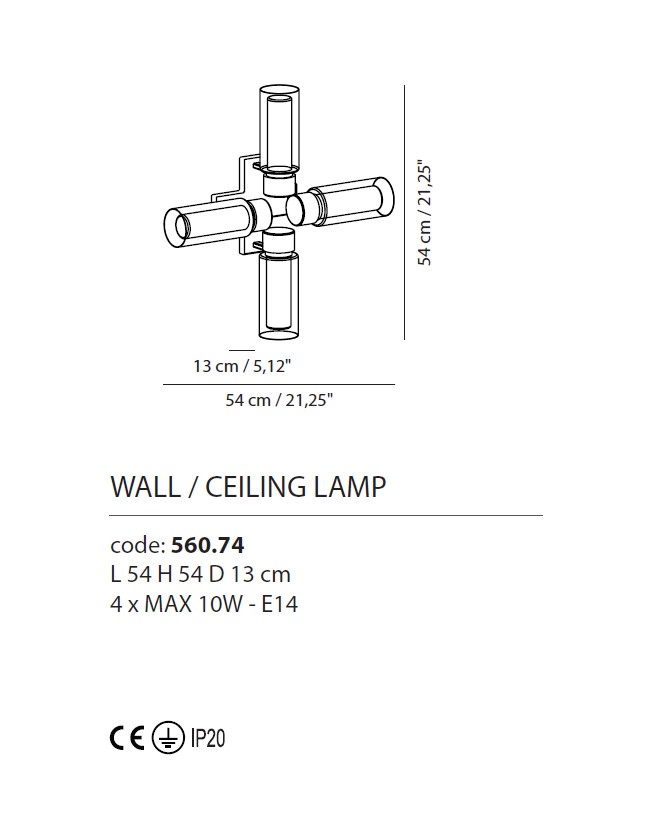 Details Wandlamp Plafondlamp Osman