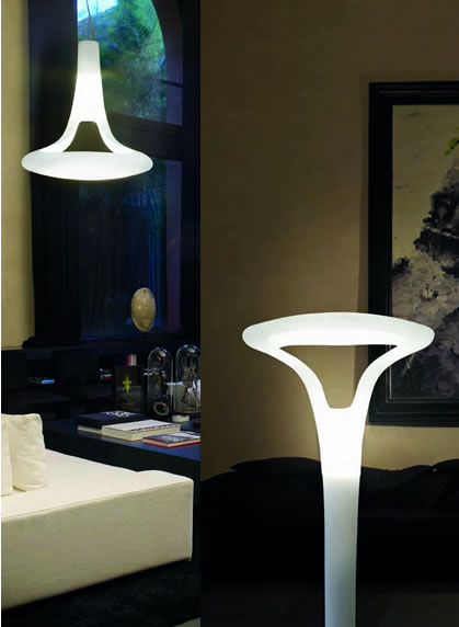 Hanglamp Staande Lamp Glas Design Ferea