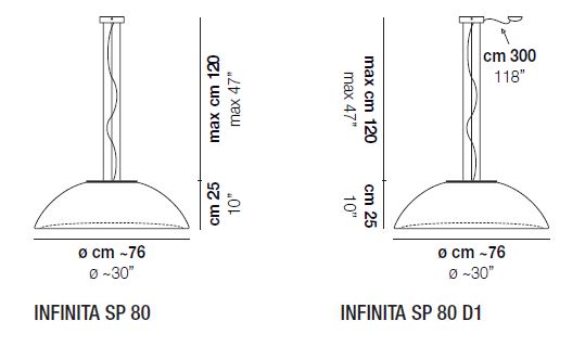 Infinita Hanglampen 80 Details