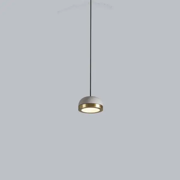 Hanglamp Led Zand Grijs Messing 556.21 C46 C41