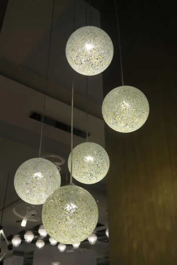 Led Hanglampen Glas Murano Hal Woonkamer