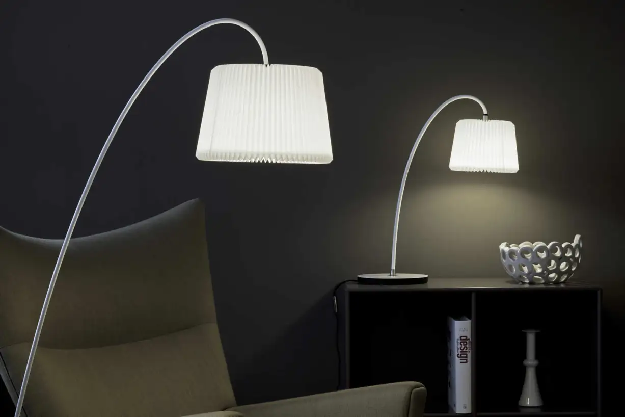 Moderne Vloerlamp Wit Led Leeslamp