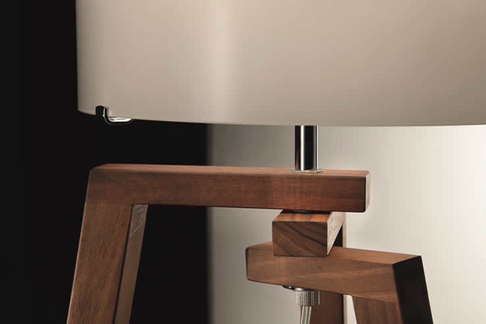 Hout Staande Lamp Led Glas